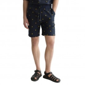 Къси панталони Scotch & soda Fave Linen shorts - Blue (Tiles Stars Gold Flake) къси,панталони,мъжки,панталони,дамски,панталони,scotch,&,soda,fave,linen,shorts,blue,(tiles,stars,gold,flake)