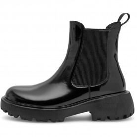 Обувки Woden Aya Patent boots - Black (Black) обувки,дамски,боти,мъжки,боти,woden,aya,patent,boots,black,(black)
