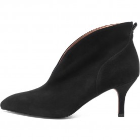 Woden Valentine Low Cut S heel booties - Black (Black) дамски,боти,мъжки,боти,woden,valentine,low,cut,s,heel,booties,black,(black)