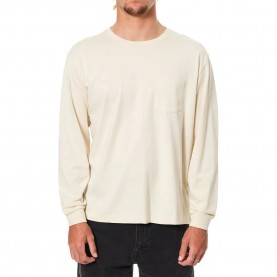 Тениска Katin Base long sleeve T-shirt - White (Vintage White) тениска,мъжки,тениски,дамски,тениски,katin,base,long,sleeve,t,shirt,white,(vintage,white)