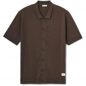 Риза с къс ръкав Katin Blake short sleeve shirt - Brown (Mahogany) риза,с,къс,ръкав,дамски,ризи,мъжки,ризи,katin,blake,short,sleeve,shirt,brown,(mahogany)