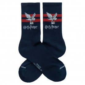 Чорапи Jimmy lion Athletic Harry Potter Hedwig long socks - Blue (Dark Blue) чорапи,мъжки,чорапи,дамски,чорапи,jimmy,lion,athletic,harry,potter,hedwig,long,socks,blue,(dark,blue)
