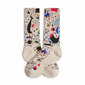 Чорапи Jimmy lion Athletic Miro Ciphers And Constellations long socks - Beige (Beige) чорапи,мъжки,чорапи,дамски,чорапи,jimmy,lion,athletic,miro,ciphers,and,constellations,long,socks,beige,(beige)