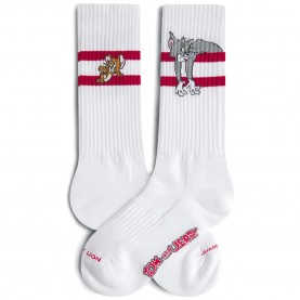 Чорапи Jimmy lion Athletic Tom And Jerry Original long socks - White (White) чорапи,мъжки,чорапи,дамски,чорапи,jimmy,lion,athletic,tom,and,jerry,original,long,socks,white,(white)