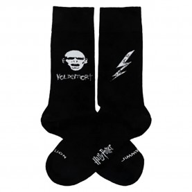 Чорапи Jimmy lion Harry Potter Voldemort long socks - Black (Black) чорапи,мъжки,чорапи,дамски,чорапи,jimmy,lion,harry,potter,voldemort,long,socks,black,(black)