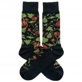 Чорапи Jimmy lion Pumpkins long socks - Black (Dark Grey) чорапи,мъжки,чорапи,дамски,чорапи,jimmy,lion,pumpkins,long,socks,black,(dark,grey)
