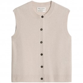 Блуза Marc o´polo 5000011929 Sleeveless Sweater - Beige (Natural) блуза,мъжки,пуловери,дамски,пуловери,marc,o´polo,5000011929,sleeveless,sweater,beige,(natural)