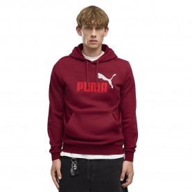 Суичър Puma Essential 2 Color Nº1 Logo hoodie - Red (Garnet Glow) суичър,мъжки,пуловери,puma,essential,2,color,nº1,logo,hoodie,red,(garnet,glow)