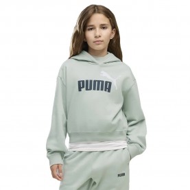 суичър,детски,блузи,puma,essential,2,color,nº1,logo,short,length,hoodie,green,(créme,de,mint)