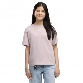 Тениска Puma Essential Centered Cat Logo Boxy short sleeve T-shirt - Pink (Misty Pink) тениска,мъжки,тениски,дамски,тениски,puma,essential,centered,cat,logo,boxy,short,sleeve,t,shirt,pink,(misty,pink)