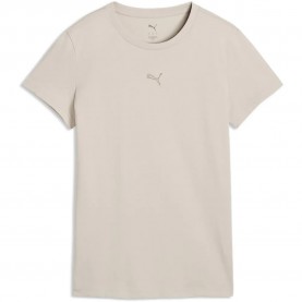 тениска,мъжки,тениски,дамски,тениски,puma,essential,centered,cat,logo,short,sleeve,t,shirt,beige,(silver,fog)