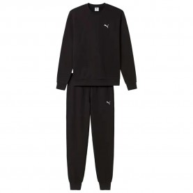 Анцуг Puma Essential Crew tracksuit - Black (Puma Black) анцуг,мъжки,анцузи,puma,essential,crew,tracksuit,black,(puma,black)