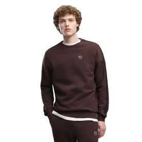 Блуза Puma Essential Elevated sweatshirt - Brown (Chocolate Fondue) блуза,мъжки,пуловери,puma,essential,elevated,sweatshirt,brown,(chocolate,fondue)