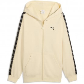 Блуза Puma Essential Elevated Tape Relaxed full zip sweatshirt - Beige (Buttercream) блуза,мъжки,пуловери,puma,essential,elevated,tape,relaxed,full,zip,sweatshirt,beige,(buttercream)