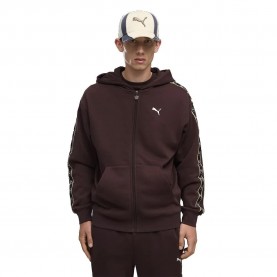 Блуза Puma Essential Elevated Tape Relaxed full zip sweatshirt - Brown (Chocolate Fondue) блуза,мъжки,пуловери,puma,essential,elevated,tape,relaxed,full,zip,sweatshirt,brown,(chocolate,fondue)