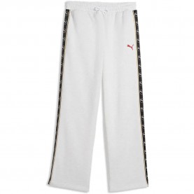 Анцуг Puma Essential Elevated Tape Relaxed sweat pants - White (White Glow Heather) анцуг,мъжки,панталони,дамски,панталони,puma,essential,elevated,tape,relaxed,sweat,pants,white,(white,glow,heather)