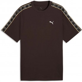 тениска,мъжки,тениски,дамски,тениски,puma,essential,elevated,tape,relaxed,short,sleeve,t,shirt,brown,(chocolate,fondue)