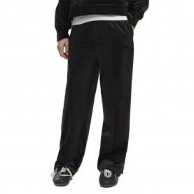 Анцуг Puma Essential Elevated Velour Straight Leg sweat pants - Black (Puma Black) анцуг,мъжки,панталони,дамски,панталони,puma,essential,elevated,velour,straight,leg,sweat,pants,black,(puma,black)