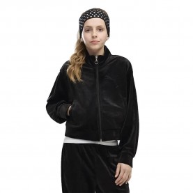 Яке Puma Essential Elevated Velour Short tracksuit jacket - Black (Puma Black) яке,детски,анцузи,puma,essential,elevated,velour,short,tracksuit,jacket,black,(puma,black)