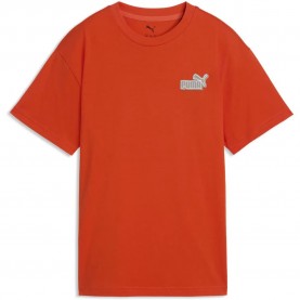 Тениска Puma Essential Logo Lab Relaxed Back Graphic short sleeve T-shirt - Orange (Red Flash) тениска,мъжки,тениски,дамски,тениски,puma,essential,logo,lab,relaxed,back,graphic,short,sleeve,t,shirt,orange,(red,flash)