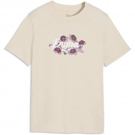 Тениска Puma Essential Nature 2.0 Graphic short sleeve T-shirt - Beige (Alpine Snow) тениска,мъжки,тениски,дамски,тениски,puma,essential,nature,2.0,graphic,short,sleeve,t,shirt,beige,(alpine,snow)