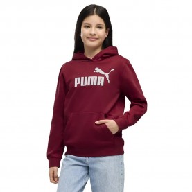 Суичър Puma Essential Nº1 Logo hoodie - Red (Garnet Glow) суичър,детски,блузи,puma,essential,nº1,logo,hoodie,red,(garnet,glow)