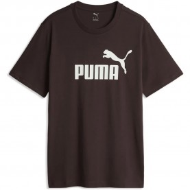 Тениска Puma Essential Nº1 Logo short sleeve T-shirt - Brown (Chocolate Fondue) тениска,мъжки,тениски,дамски,тениски,puma,essential,nº1,logo,short,sleeve,t,shirt,brown,(chocolate,fondue)