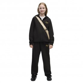 Анцуг Puma Essential Script Glitter tracksuit - Black (Puma Black) анцуг,детски,анцузи,puma,essential,script,glitter,tracksuit,black,(puma,black)
