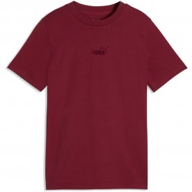 Тениска Puma Essential Small Nº1 Logo Centered short sleeve T-shirt - Red (Garnet Glow) тениска,мъжки,тениски,дамски,тениски,puma,essential,small,nº1,logo,centered,short,sleeve,t,shirt,red,(garnet,glow)