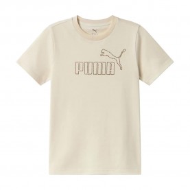 Тениска Puma Essential+ Rhinestone short sleeve T-shirt - Beige (Alpine Snow) тениска,мъжки,тениски,дамски,тениски,puma,essential+,rhinestone,short,sleeve,t,shirt,beige,(alpine,snow)