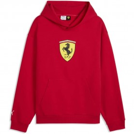 Суичър Puma Ferrari Colored Shield hoodie - Red (Rosso Corsa) суичър,мъжки,пуловери,puma,ferrari,colored,shield,hoodie,red,(rosso,corsa)