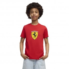 Тениска Puma Ferrari Colored Shield short sleeve T-shirt - Red (Rosso Corsa) тениска,мъжки,тениски,дамски,тениски,puma,ferrari,colored,shield,short,sleeve,t,shirt,red,(rosso,corsa)