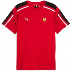 Тениска Puma Ferrari MT7 short sleeve T-shirt - Red (Rosso Corsa) тениска,мъжки,тениски,дамски,тениски,puma,ferrari,mt7,short,sleeve,t,shirt,red,(rosso,corsa)