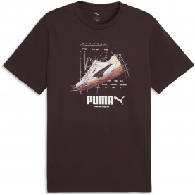 Тениска Puma Graphics Sneaker short sleeve T-shirt - Brown (Chocolate Fondue) тениска,мъжки,тениски,дамски,тениски,puma,graphics,sneaker,short,sleeve,t,shirt,brown,(chocolate,fondue)