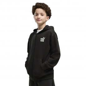 Блуза Puma MID90s Relaxed full zip sweatshirt - Black (Puma Black) блуза,детски,блузи,puma,mid90s,relaxed,full,zip,sweatshirt,black,(puma,black)