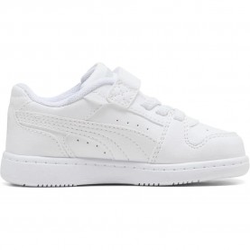 Детски маратонки Puma Rebound Slam Low AC+ Infant trainers - White (Puma White / Cool Light Gray) детски,маратонки,мъжки,маратонки,дамски,маратонки,puma,rebound,slam,low,ac+,infant,trainers,white,(puma,white,cool,light,gray)