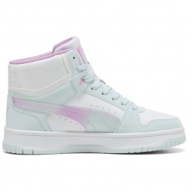 Маратонки Puma Rebound Slam Mid Faded Glow trainers - White (Aqua Glow / Mauve Glow / Puma White) маратонки,мъжки,маратонки,дамски,маратонки,puma,rebound,slam,mid,faded,glow,trainers,white,(aqua,glow,mauve,glow,puma,white)