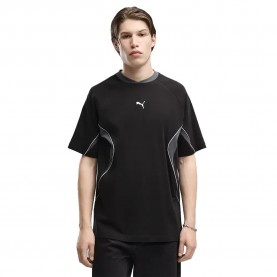 Тениска Puma Sport Relaxed Blocking short sleeve T-shirt - Black (Puma Black) тениска,мъжки,тениски,дамски,тениски,puma,sport,relaxed,blocking,short,sleeve,t,shirt,black,(puma,black)