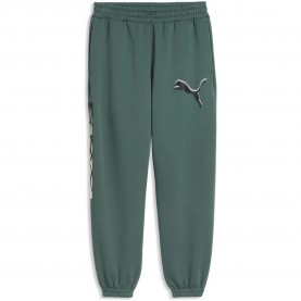 Анцуг Puma Sport Street Relaxed Graphic sweat pants - Green (Herb Garden) анцуг,мъжки,панталони,дамски,панталони,puma,sport,street,relaxed,graphic,sweat,pants,green,(herb,garden)