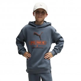 Суичър Puma Street Relaxed hoodie - Blue (Evening Blue) суичър,детски,блузи,puma,street,relaxed,hoodie,blue,(evening,blue)