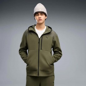 Блуза Puma Tech full zip sweatshirt - Green (Moss Veil) блуза,мъжки,пуловери,puma,tech,full,zip,sweatshirt,green,(moss,veil)