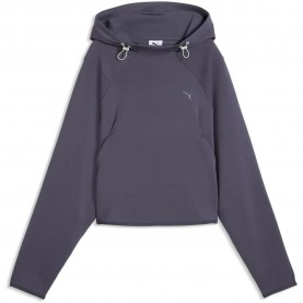 Суичър Puma Tech Sense Relaxed hoodie - Grey (Inky Depths) суичър,дамски,блузи,puma,tech,sense,relaxed,hoodie,grey,(inky,depths)
