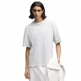 Тениска Puma Essential Boxy short sleeve T-shirt - White (White Glow Heather) тениска,мъжки,тениски,дамски,тениски,puma,essential,boxy,short,sleeve,t,shirt,white,(white,glow,heather)