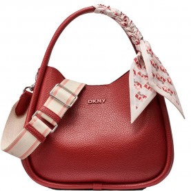 Чанта DKNY Capro Hobo Mid bag - Red (Rhythm Red) чанта,всички,чанти,dkny,capro,hobo,mid,bag,red,(rhythm,red)