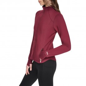 Блуза DKNY DW4000344 full zip sweatshirt - Red (Claret Red) блуза,дамски,блузи,dkny,dw4000344,full,zip,sweatshirt,red,(claret,red)
