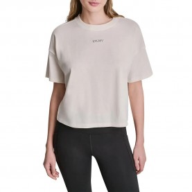 Тениска DKNY DW5900229 short sleeve T-shirt - Beige (Eggnog Beige) тениска,мъжки,тениски,дамски,тениски,dkny,dw5900229,short,sleeve,t,shirt,beige,(eggnog,beige)