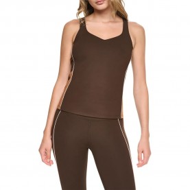 Потник DKNY DW5900309 Sleeveless Top - Brown (Espresso / Caramel / Blue Brown) потник,дамски,топове,dkny,dw5900309,sleeveless,top,brown,(espresso,caramel,blue,brown)