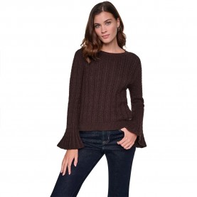 Блуза DKNY DW7000714 sweater - Brown (Espresso Brown) блуза,мъжки,пуловери,дамски,пуловери,dkny,dw7000714,sweater,brown,(espresso,brown)