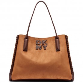 Чанта за през рамо DKNY Josie shoulder bag - Brown (Almond Brown) чанта,за,през,рамо,всички,чанти,dkny,josie,shoulder,bag,brown,(almond,brown)