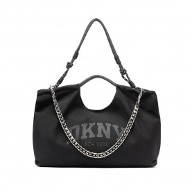 Чанта за през рамо DKNY Mabel Large shoulder bag - Black (Black / Silver Black) чанта,за,през,рамо,всички,чанти,dkny,mabel,large,shoulder,bag,black,(black,silver,black)